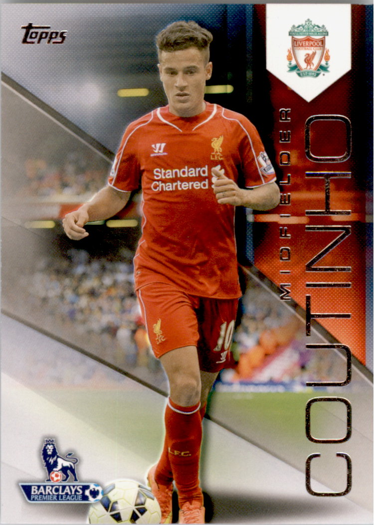 2014-15 Topps English Premier League Gold #65 Philippe Coutinho