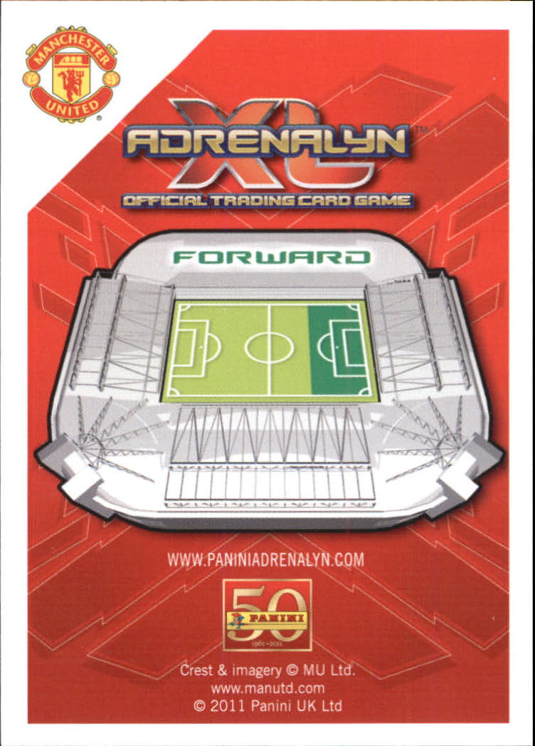 2011-12 Manchester United Adrenalyn XL #25 Javier Hernandez back image