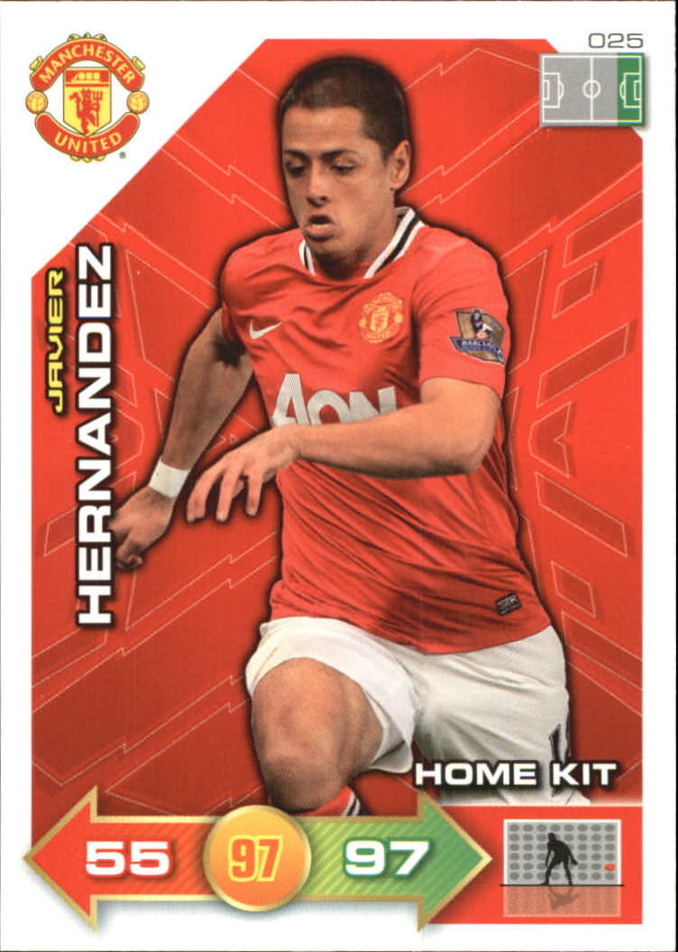 2011-12 Manchester United Adrenalyn XL #25 Javier Hernandez