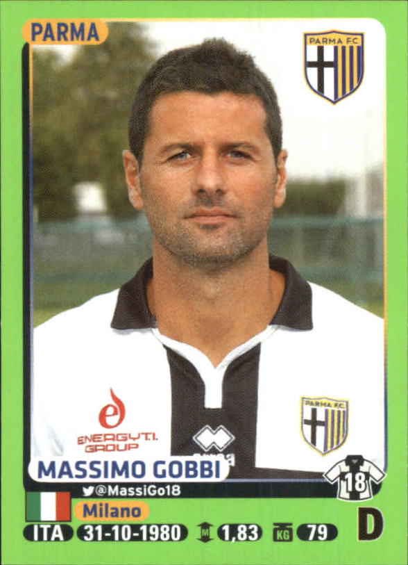 2014-15 Panini Calciatori Stickers #377 Massimo Gobbi