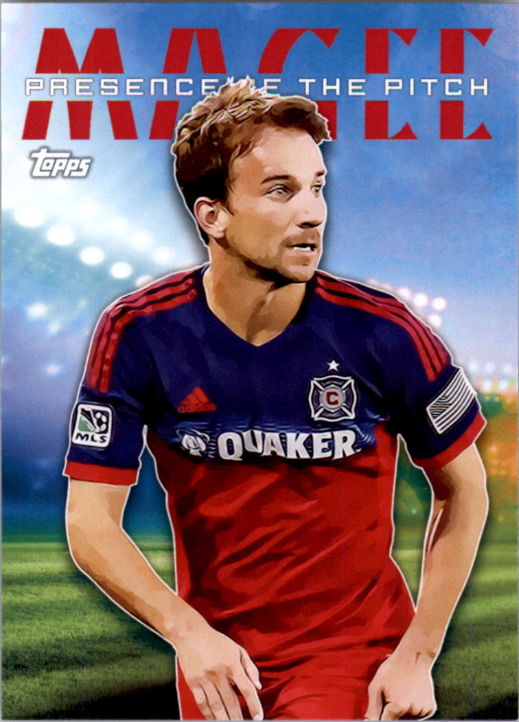 2015 Topps MLS Presence of the Pitch #PTPMM Mike Magee