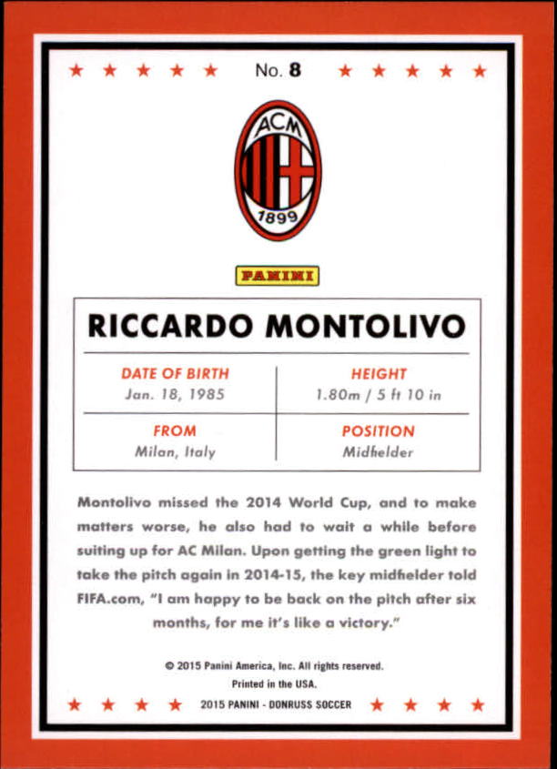 2015 Donruss Soccer Card Pick (Base) - Bild 9 von 171