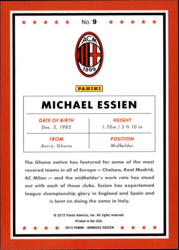 2015 Donruss Soccer Card Pick (Base) - Bild 11 von 171