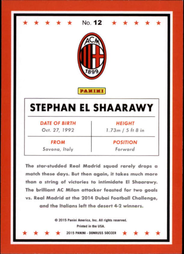 2015 Donruss Soccer Card Pick (Base) - Bild 15 von 171