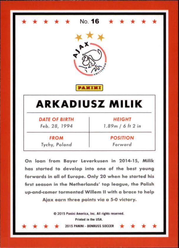 2015 Donruss Soccer Card Pick (Base) - Bild 23 von 171