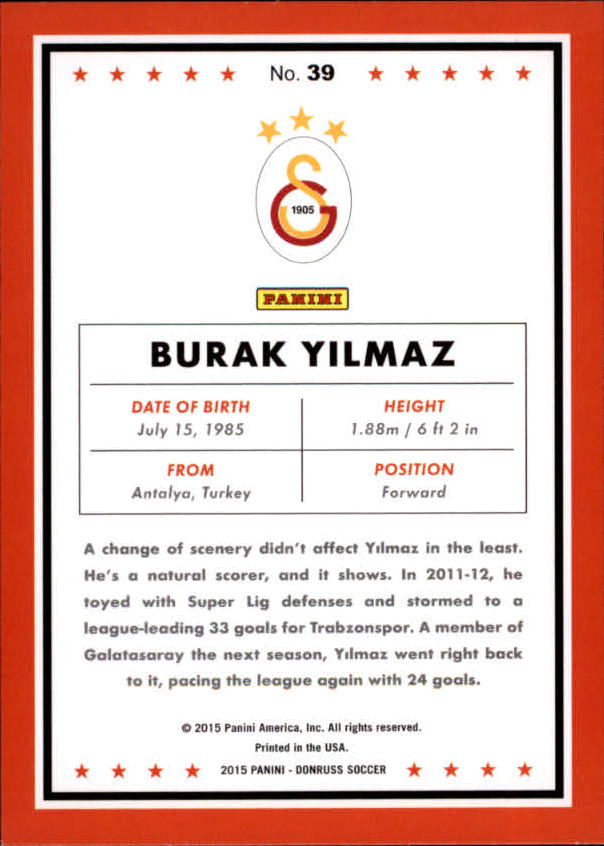 2015 Donruss Soccer Card Pick (Base) - Bild 65 von 171