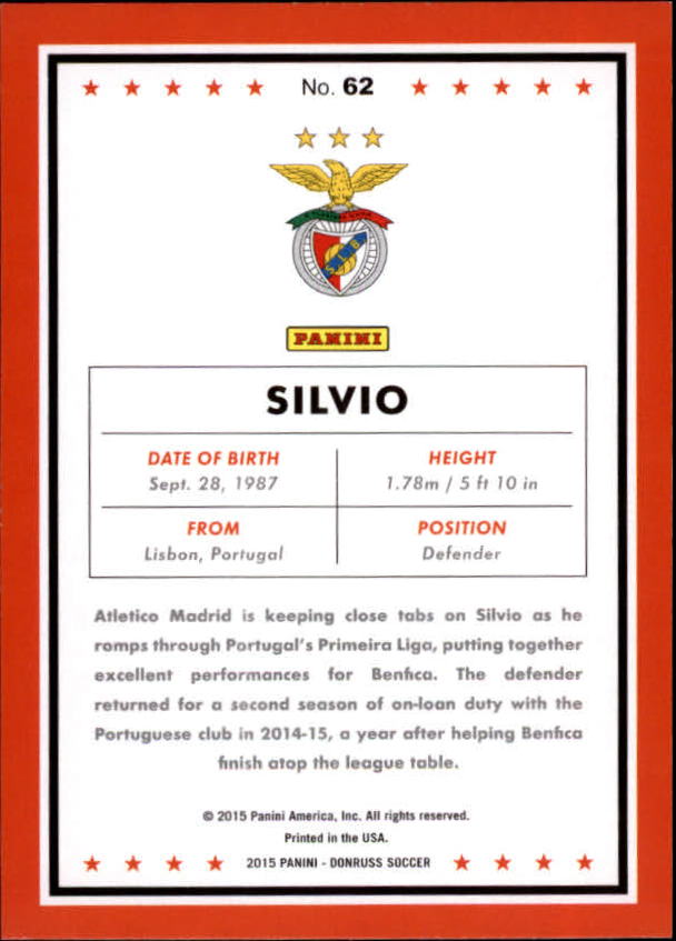 2015 Donruss Soccer Card Pick (Base) - Bild 101 von 171