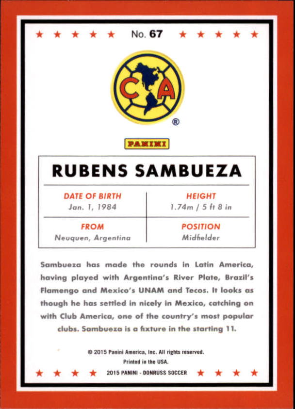 2015 Donruss Soccer Card Pick (Base) - Bild 111 von 171