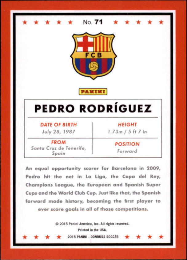 2015 Donruss Soccer Card Pick (Base) - Bild 113 von 171