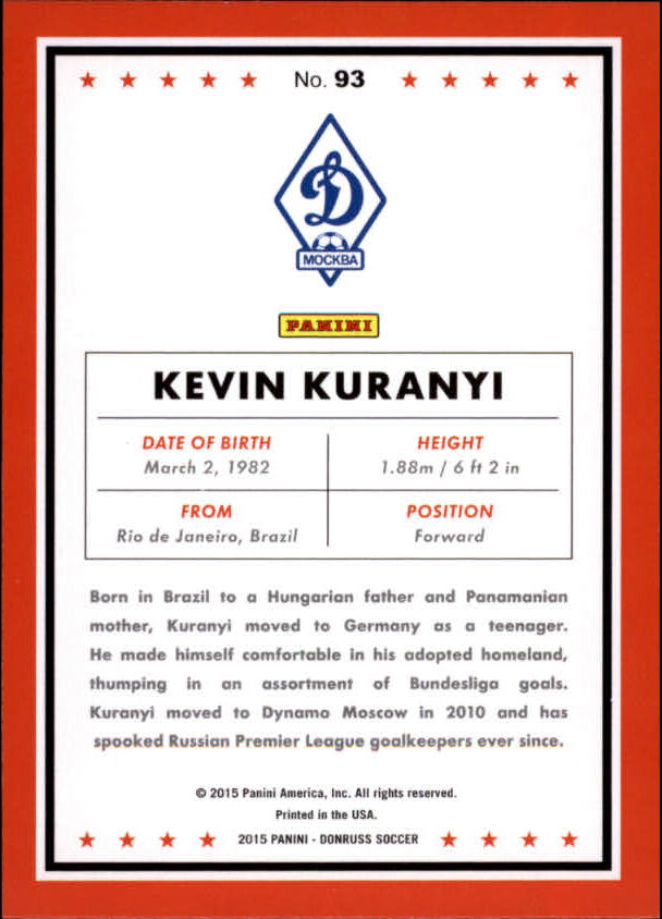 2015 Donruss Soccer Card Pick (Base) - Bild 157 von 171