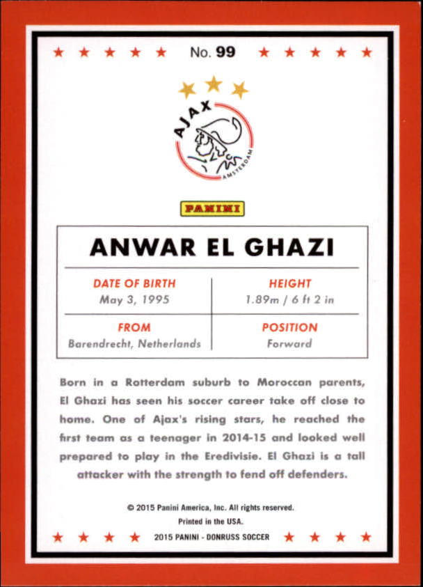 2015 Donruss Soccer Card Pick (Base) - Bild 169 von 171
