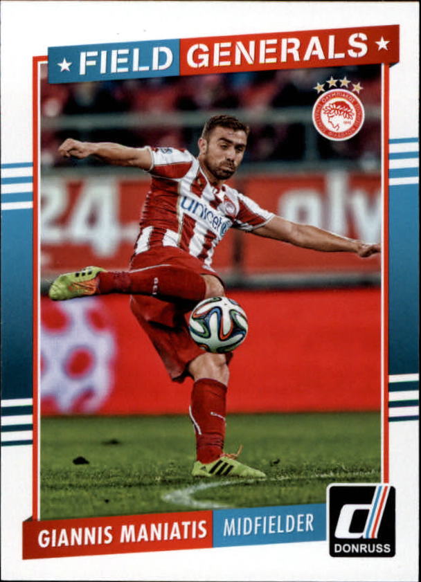 2015 Donruss Soccer Field Generals Inserts (1-15) You Choose - Picture 6 of 21