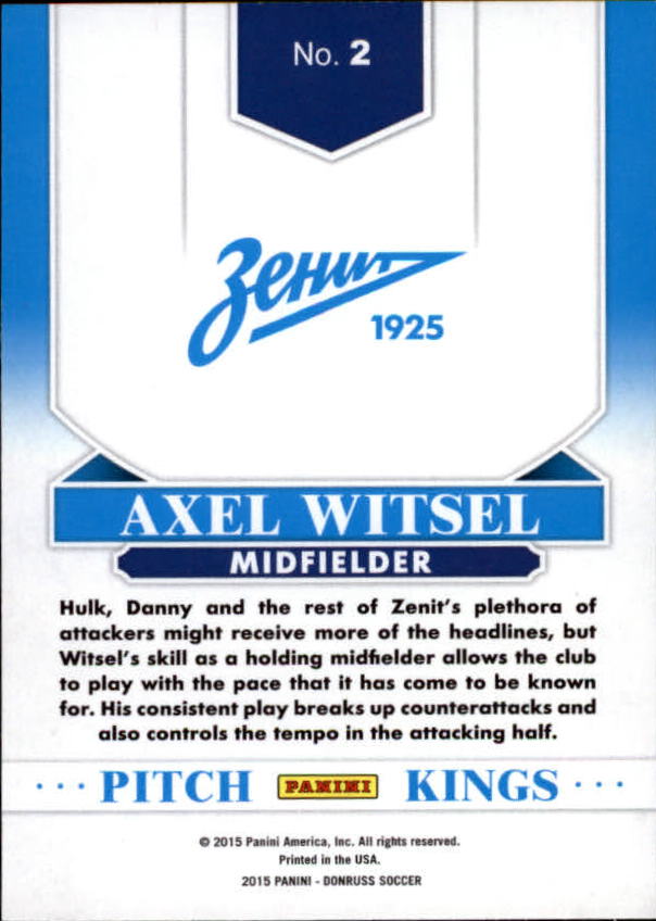 2015 Donruss Soccer Pitch Kings Inserts (1-25) You Choose - Picture 4 of 24