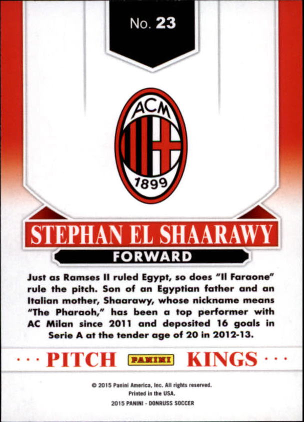 2015 Donruss Soccer Pitch Kings Inserts (1-25) You Choose - Picture 24 of 24