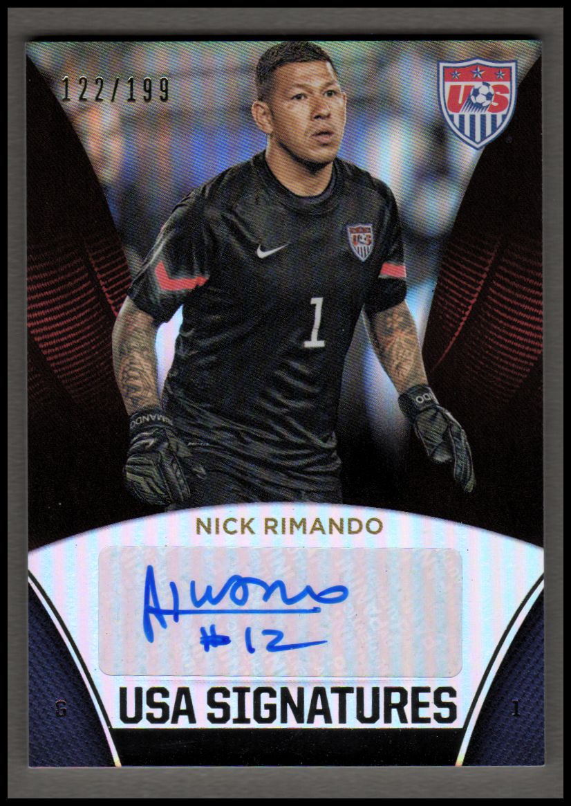 2015 Panini USA Soccer Signatures #27 Nick Rimando/199