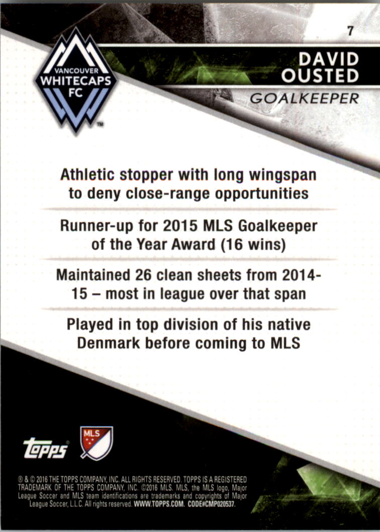 A4624- 2016 Topps Apex Mls Karte #S 1-100 + Einsätze -du Pick- 15 + Gratis US - Bild 11 von 251