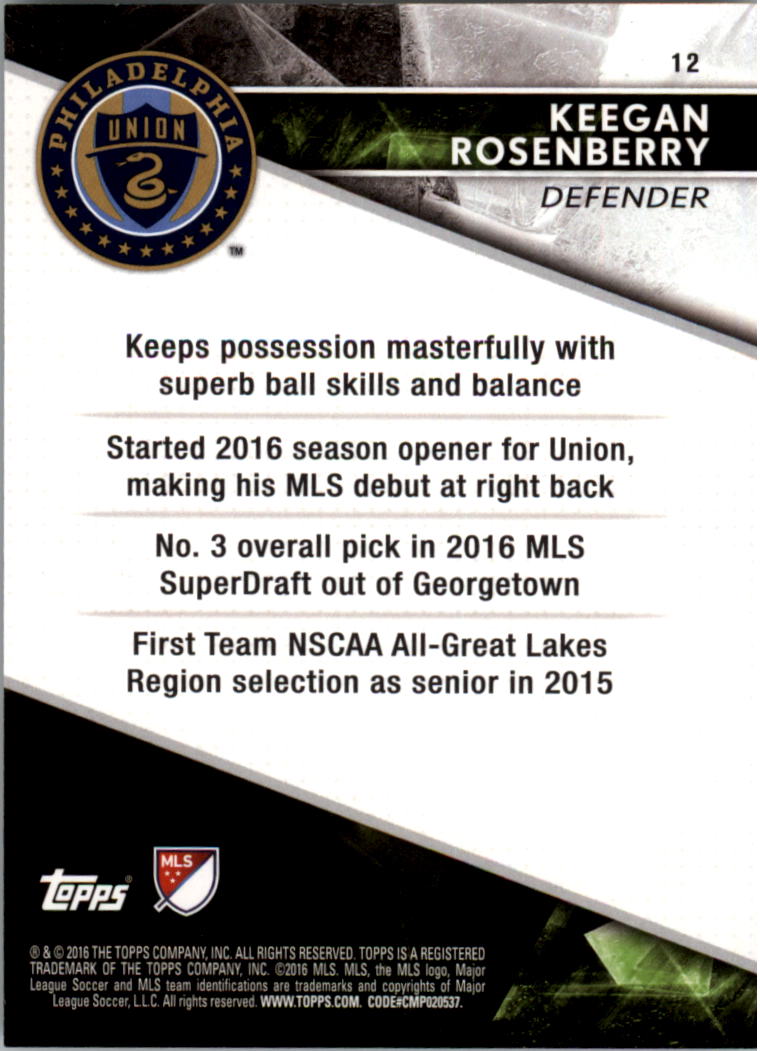 A4624- 2016 Topps Apex Mls Karte #S 1-100 + Einsätze -du Pick- 15 + Gratis US - Bild 19 von 251