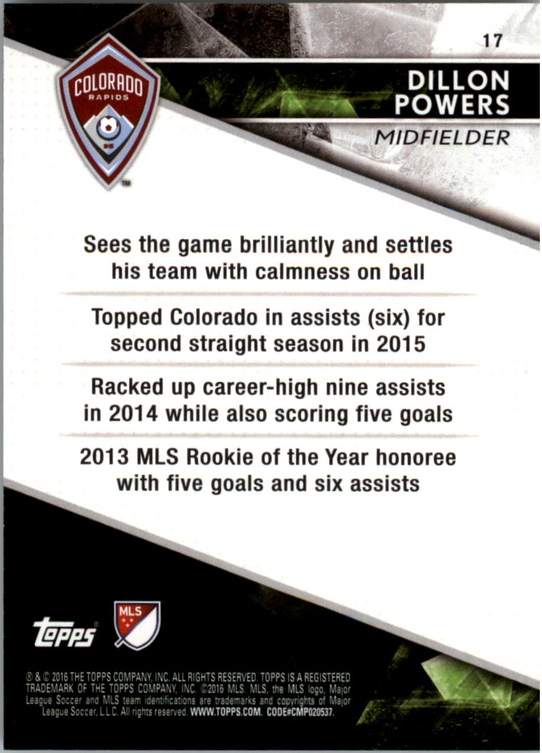 A4624- 2016 Topps Apex Mls Karte #S 1-100 + Einsätze -du Pick- 15 + Gratis US - Bild 25 von 251