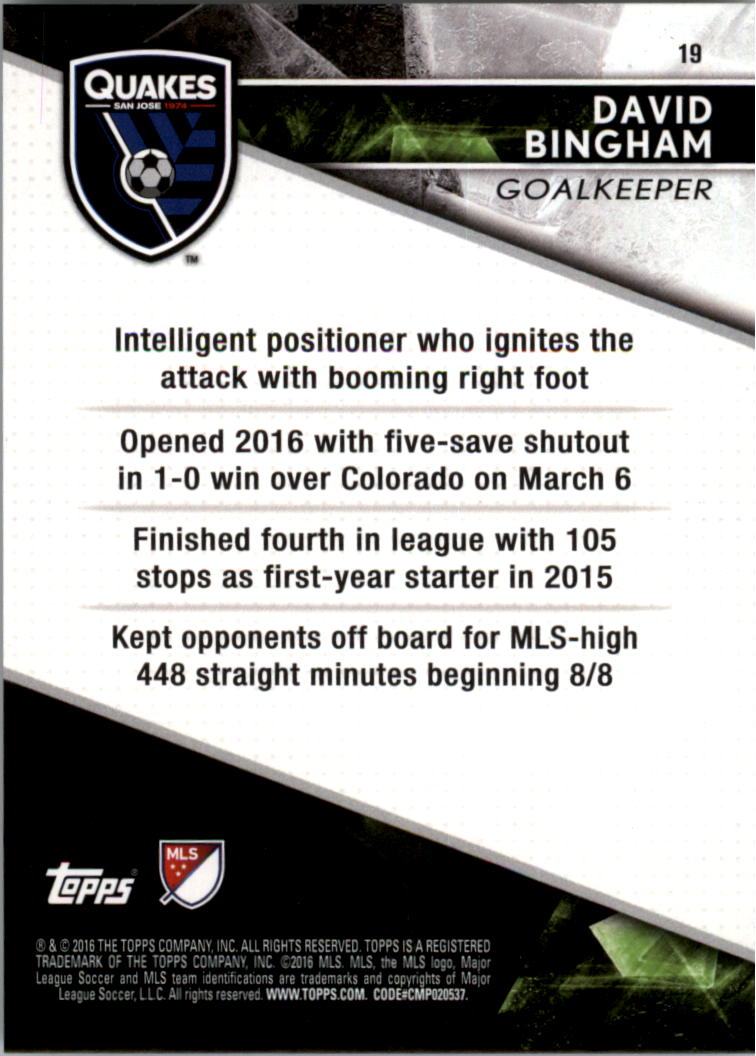 A4624- 2016 Topps Apex Mls Karte #S 1-100 + Einsätze -du Pick- 15 + Gratis US - Bild 29 von 251