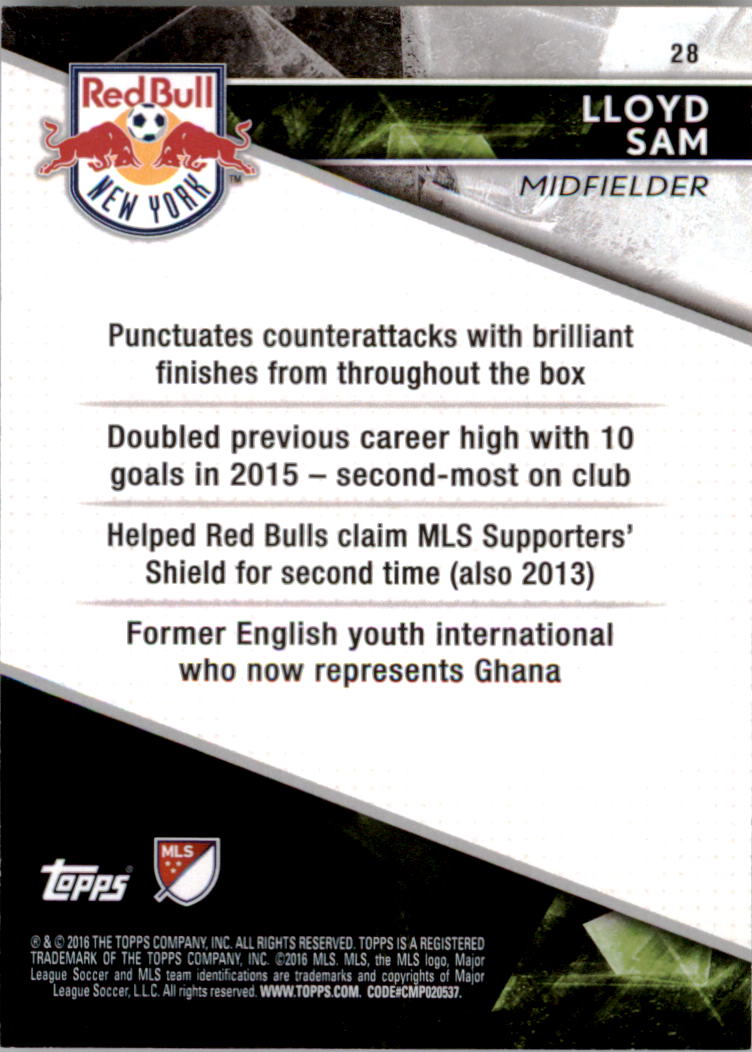 A4624- 2016 Topps Apex Mls Karte #S 1-100 + Einsätze -du Pick- 15 + Gratis US - Bild 43 von 251