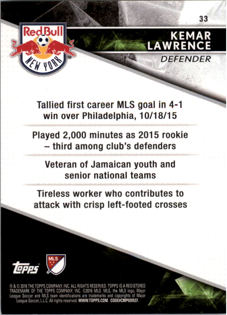 A4624- 2016 Topps Apex Mls Karte #S 1-100 + Einsätze -du Pick- 15 + Gratis US - Bild 53 von 251