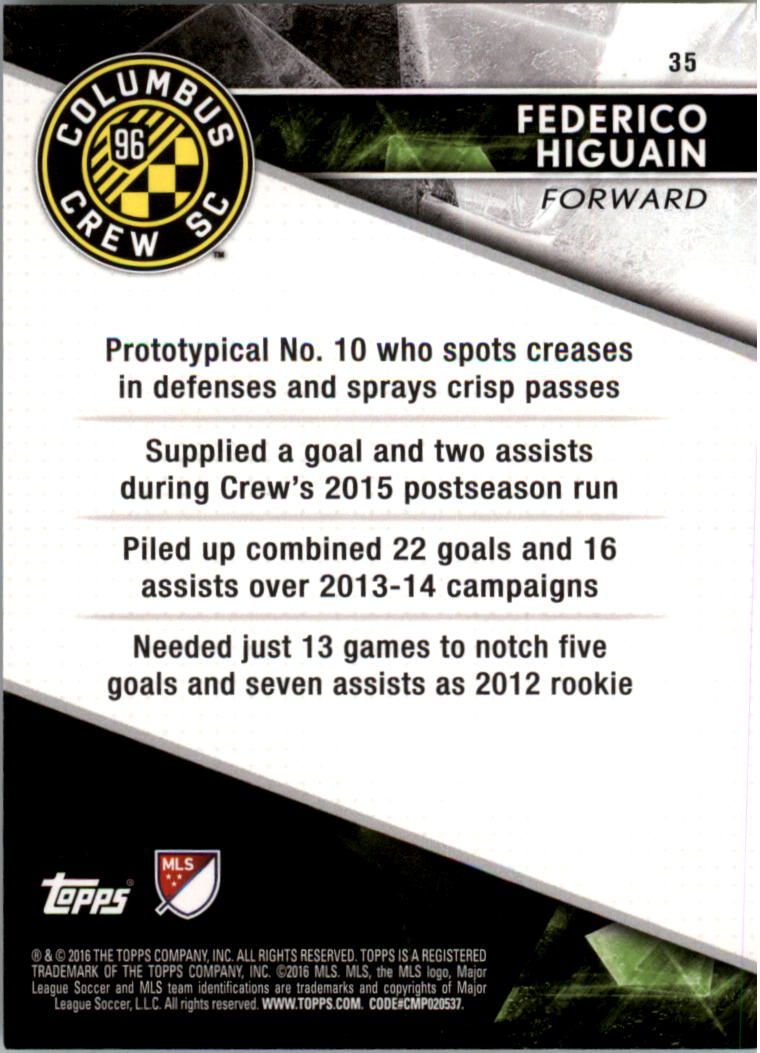 A4624- 2016 Topps Apex Mls Karte #S 1-100 + Einsätze -du Pick- 15 + Gratis US - Bild 57 von 251