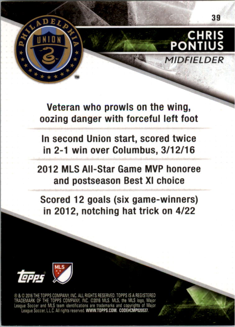 A4624- 2016 Topps Apex Mls Karte #S 1-100 + Einsätze -du Pick- 15 + Gratis US - Bild 65 von 251