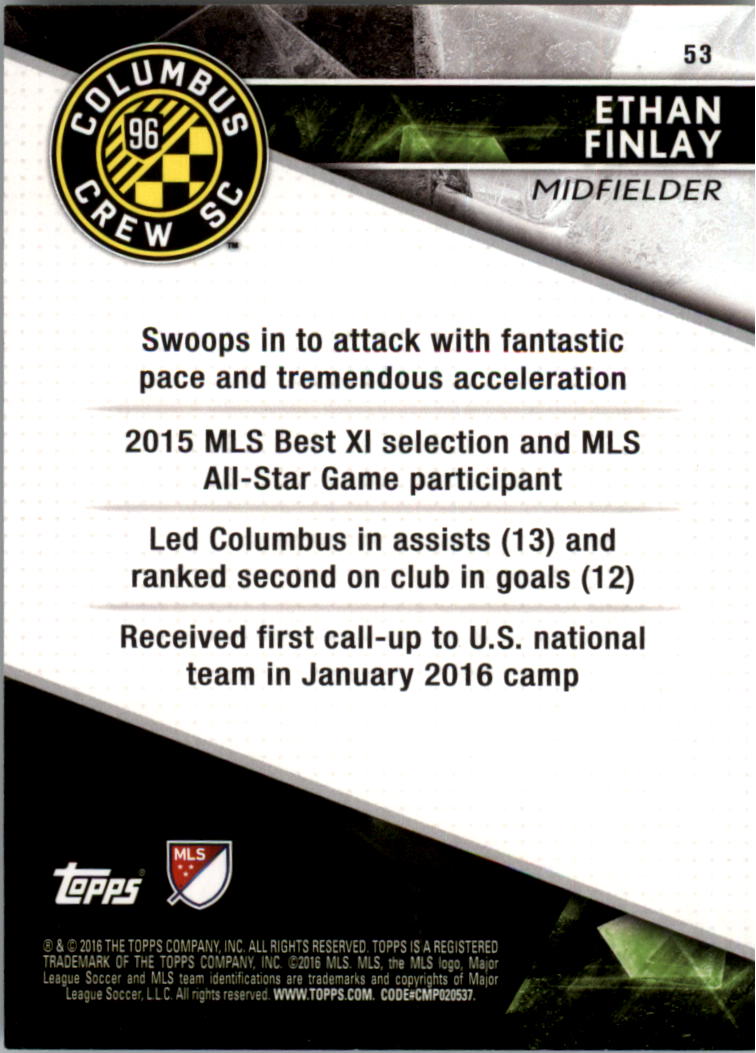 A4624- 2016 Topps Apex Mls Karte #S 1-100 + Einsätze -du Pick- 15 + Gratis US - Bild 87 von 251