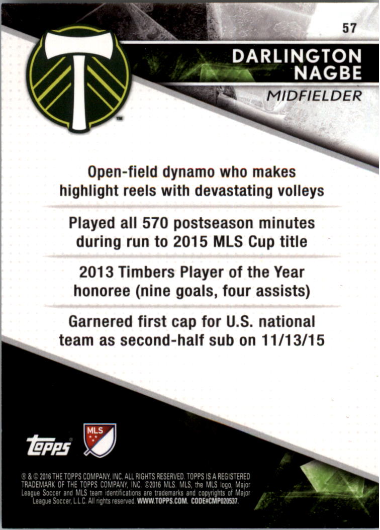 A4624- 2016 Topps Apex Mls Karte #S 1-100 + Einsätze -du Pick- 15 + Gratis US - Bild 95 von 251