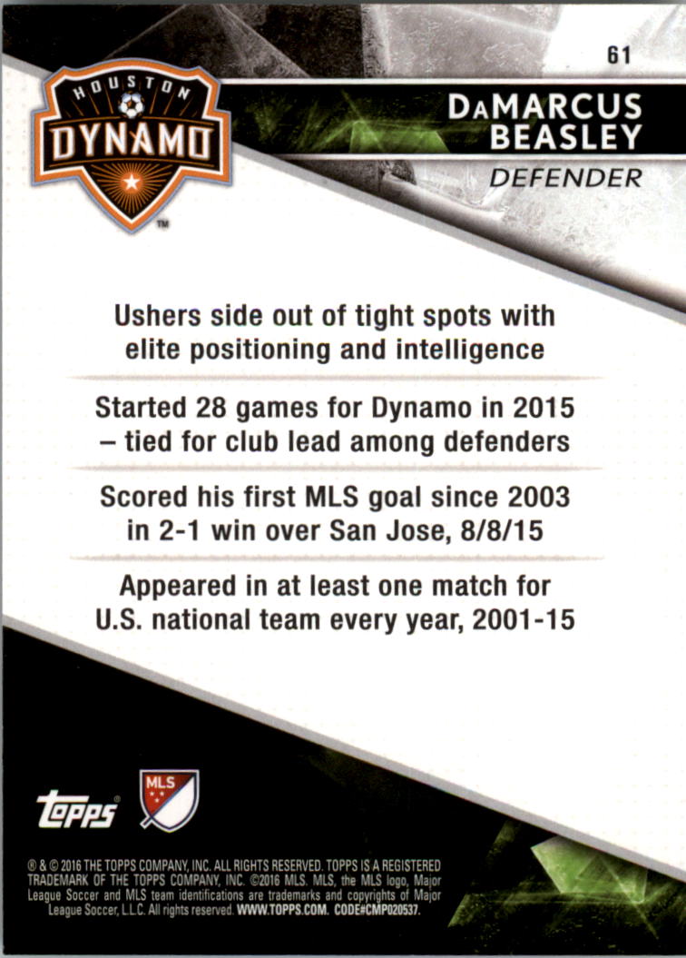 A4624- 2016 Topps Apex Mls Karte #S 1-100 + Einsätze -du Pick- 15 + Gratis US - Bild 103 von 251
