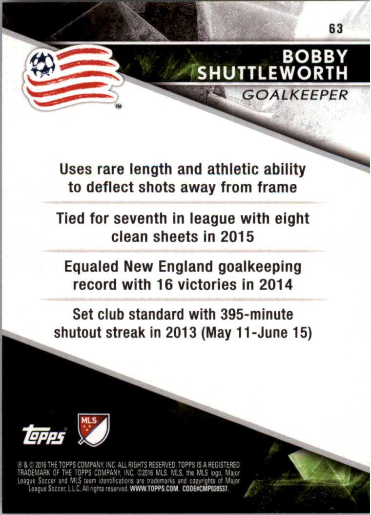 A4624- 2016 Topps Apex Mls Karte #S 1-100 + Einsätze -du Pick- 15 + Gratis US - Bild 107 von 251