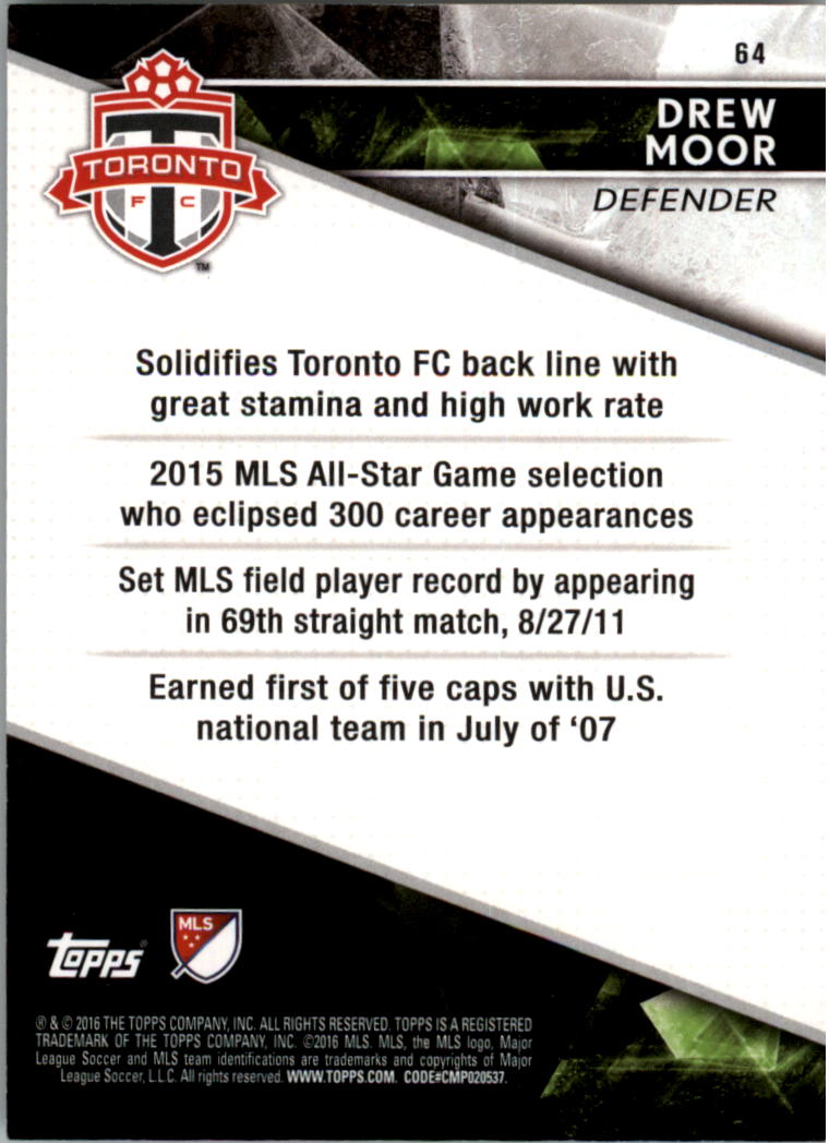 A4624- 2016 Topps Apex Mls Karte #S 1-100 + Einsätze -du Pick- 15 + Gratis US - Bild 109 von 251