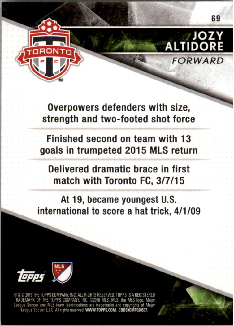 A4624- 2016 Topps Apex Mls Karte #S 1-100 + Einsätze -du Pick- 15 + Gratis US - Bild 119 von 251