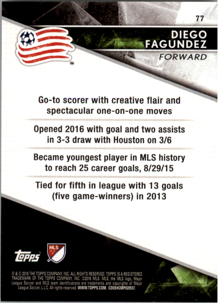 A4624- 2016 Topps Apex Mls Karte #S 1-100 + Einsätze -du Pick- 15 + Gratis US - Bild 133 von 251