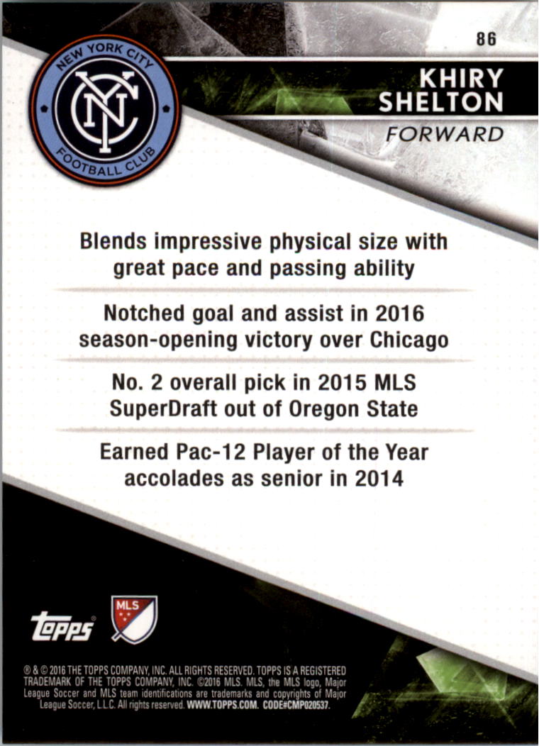 A4624- 2016 Topps Apex Mls Karte #S 1-100 + Einsätze -du Pick- 15 + Gratis US - Bild 151 von 251