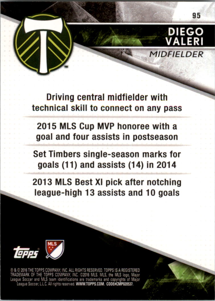 A4624- 2016 Topps Apex Mls Karte #S 1-100 + Einsätze -du Pick- 15 + Gratis US - Bild 167 von 251