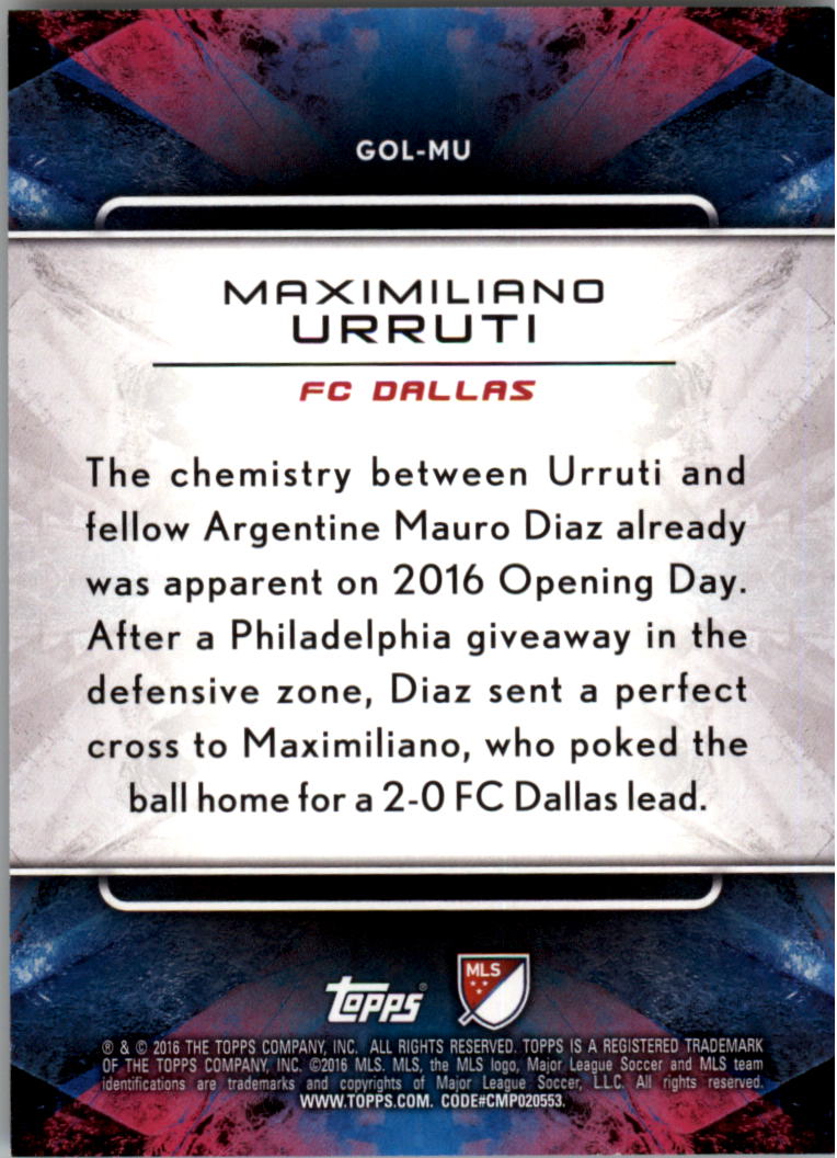 A4624- 2016 Topps Apex Mls Karte #S 1-100 + Einsätze -du Pick- 15 + Gratis US - Bild 247 von 251