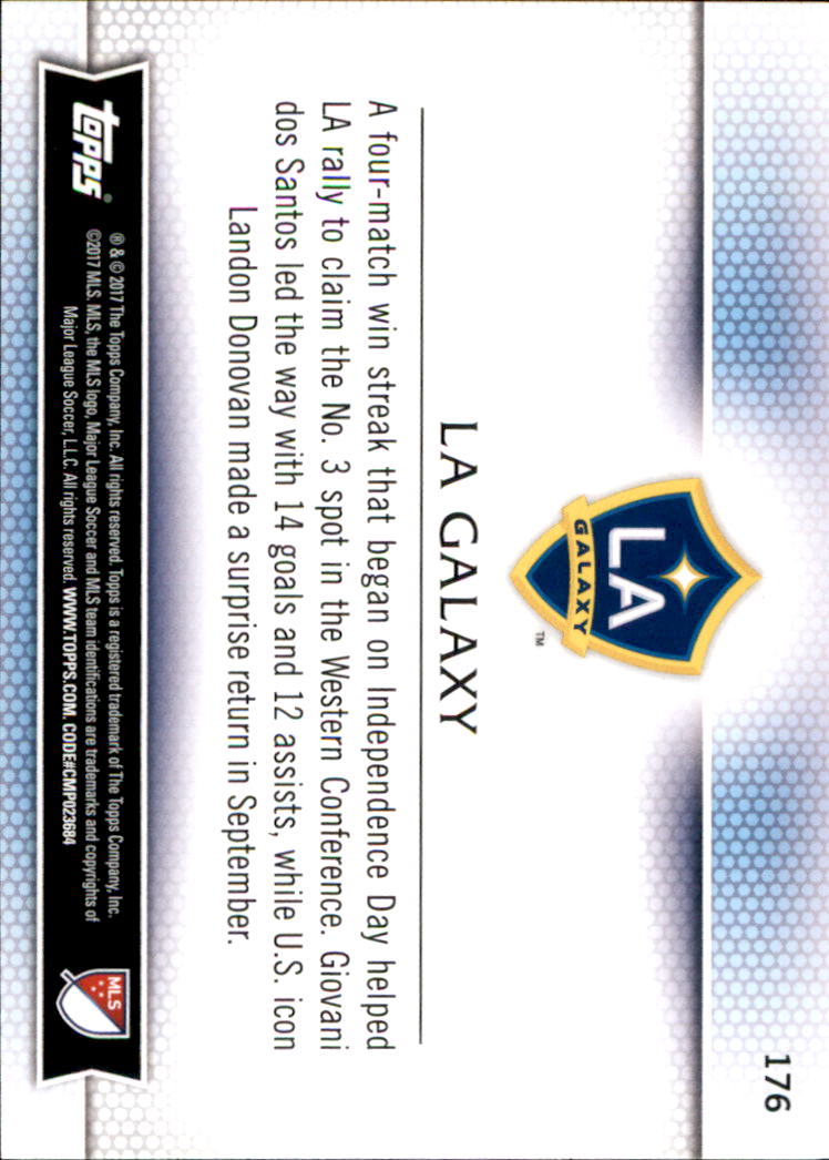 B5129- 2017 Topps MLS Soccer Card #s 1-190 -You Pick- 15+ FREE US SHIP - Picture 211 of 229