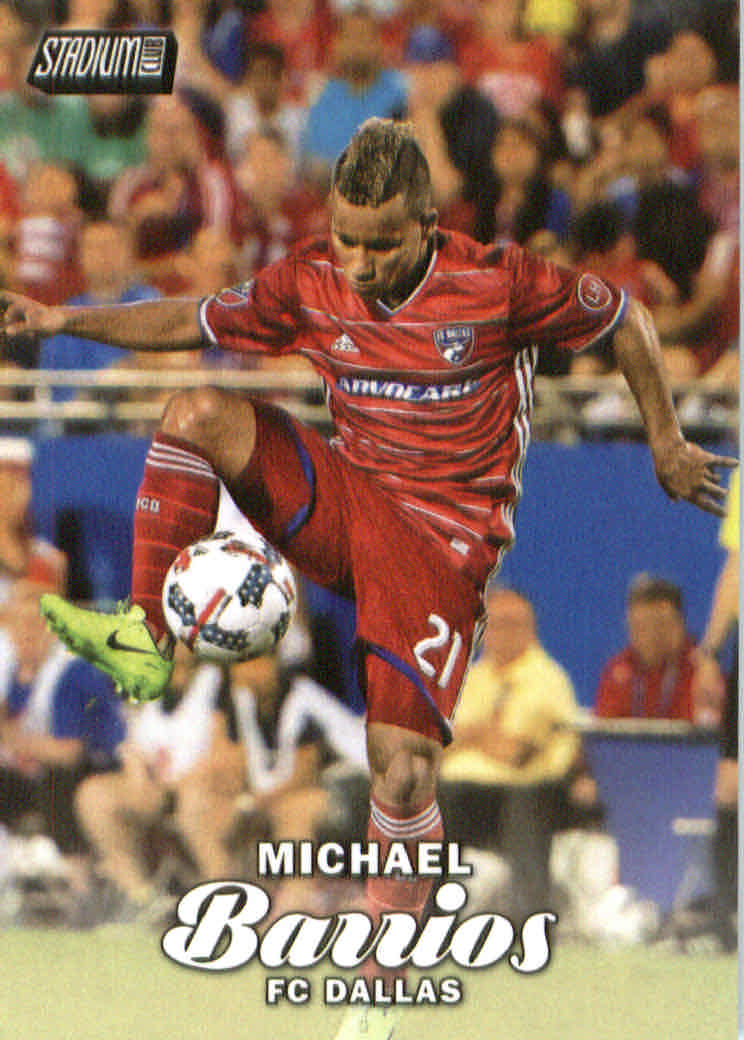 2017 Stadium Club MLS #83 Michael Barrios