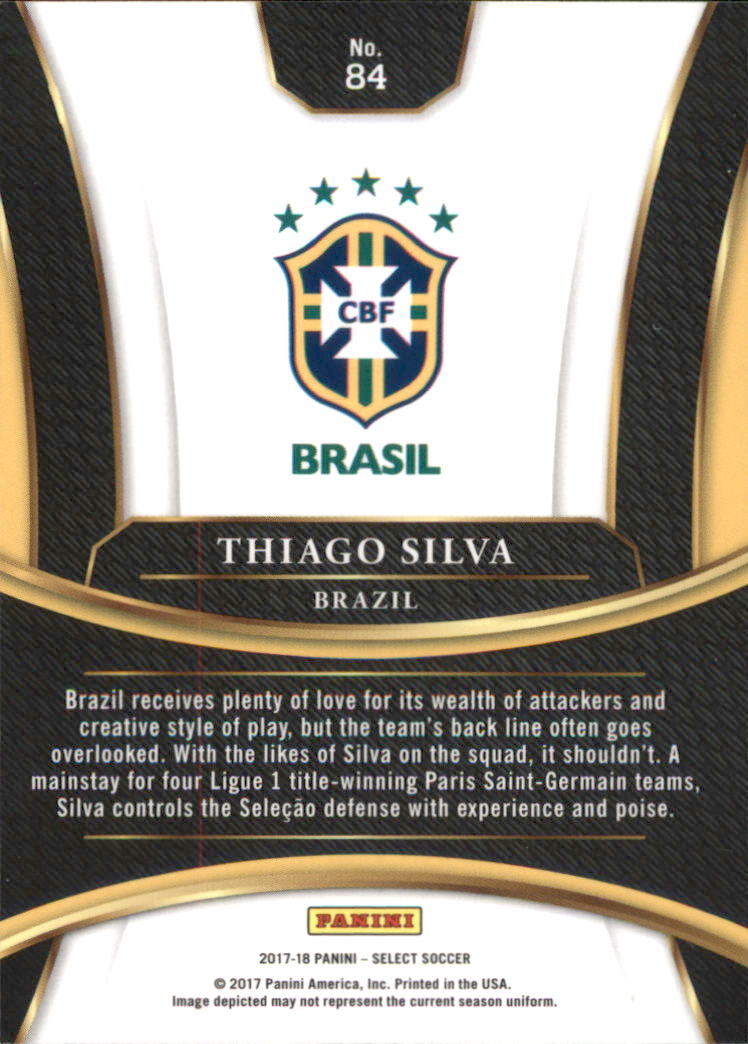 2017-18 Select #84 Thiago Silva back image
