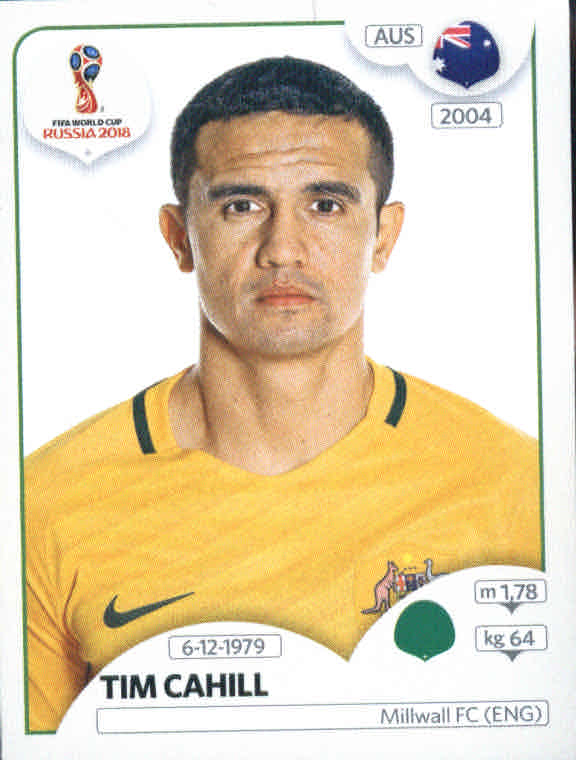 2018 Panini World Cup Stickers 682 #228 Tim Cahill