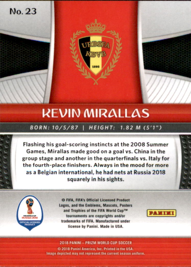 A5336- 2018 Panini Prizm World Cup Soccer 1-300 -You Pick- 15+ FREE US SHIP - Picture 19 of 323