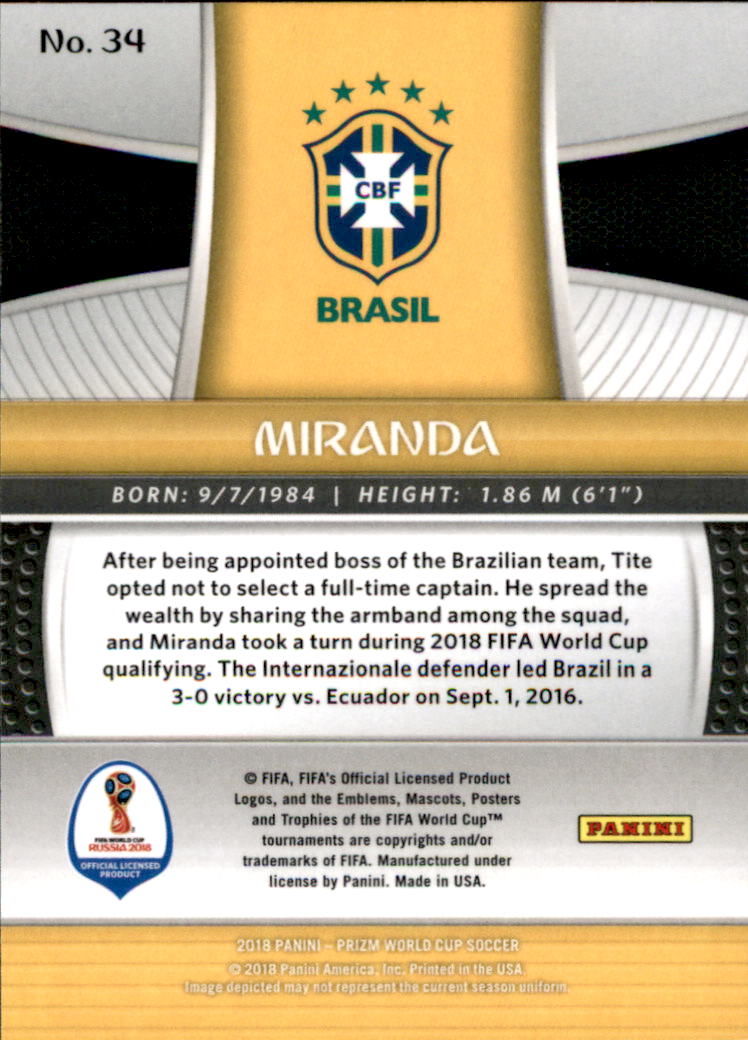 A5336- 2018 Panini Prizm World Cup Soccer 1-300 -You Pick- 15+ FREE US SHIP - Picture 24 of 323