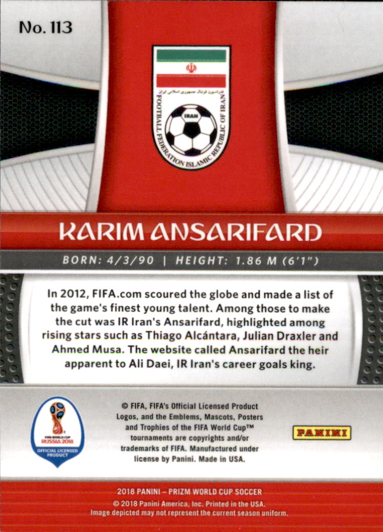 A5336- 2018 Panini Prizm World Cup Soccer 1-300 -You Pick- 15+ FREE US SHIP - Picture 95 of 323