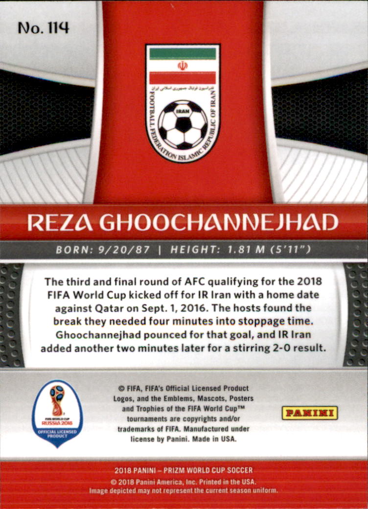 A5336- 2018 Panini Prizm World Cup Soccer 1-300 -You Pick- 15+ FREE US SHIP - Picture 97 of 323