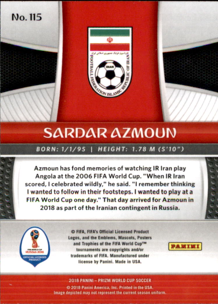 A5336- 2018 Panini Prizm World Cup Soccer 1-300 -You Pick- 15+ FREE US SHIP - Picture 99 of 323