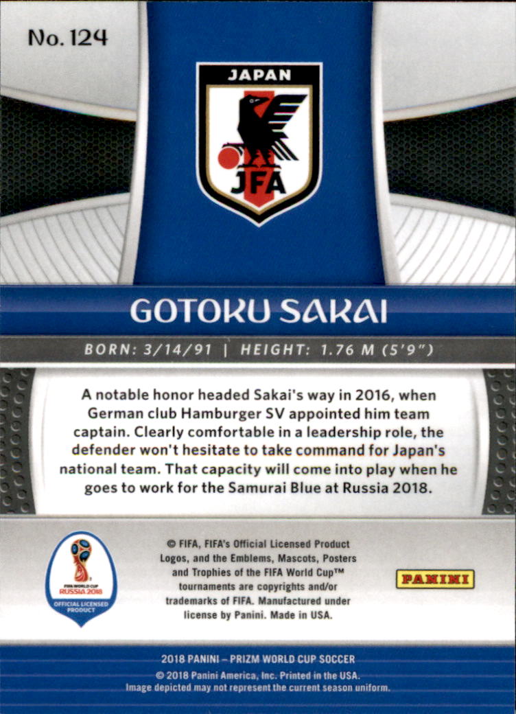 A5336- 2018 Panini Prizm World Cup Soccer 1-300 -You Pick- 15+ FREE US SHIP - Picture 110 of 323