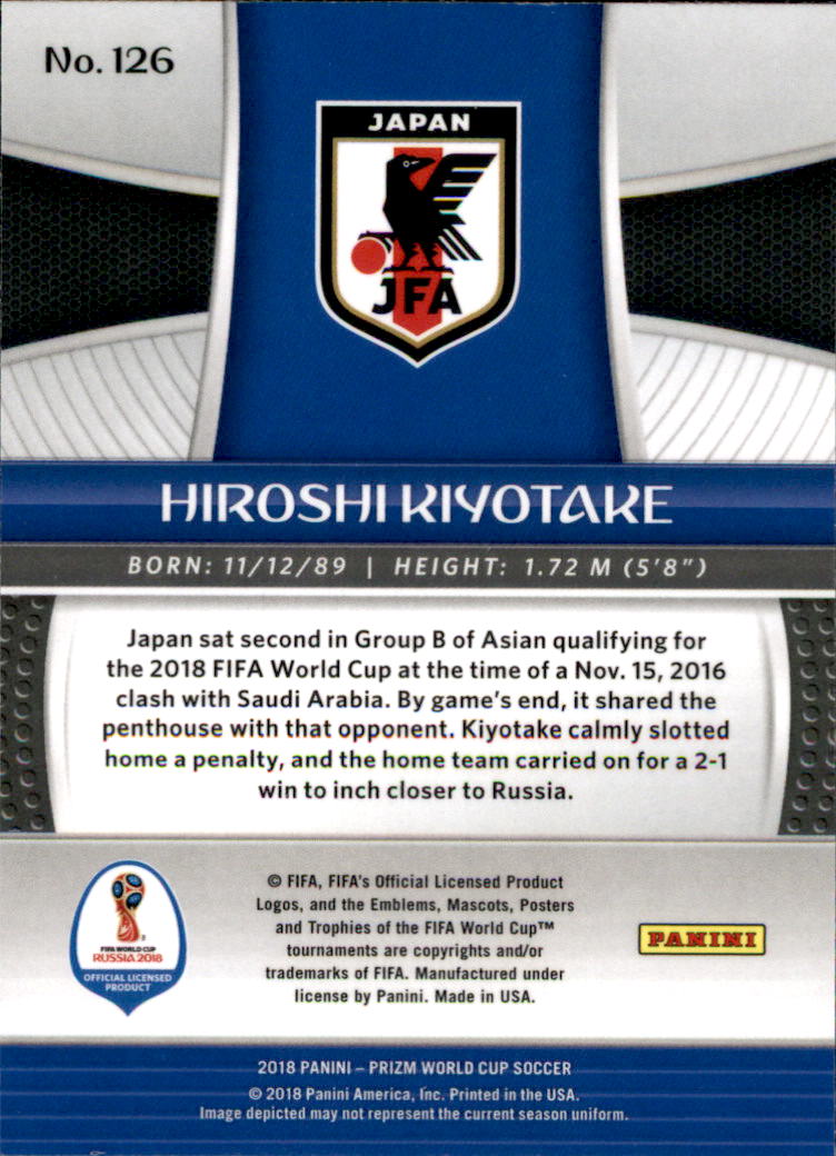 A5336- 2018 Panini Prizm World Cup Soccer 1-300 -You Pick- 15+ FREE US SHIP - Picture 114 of 323