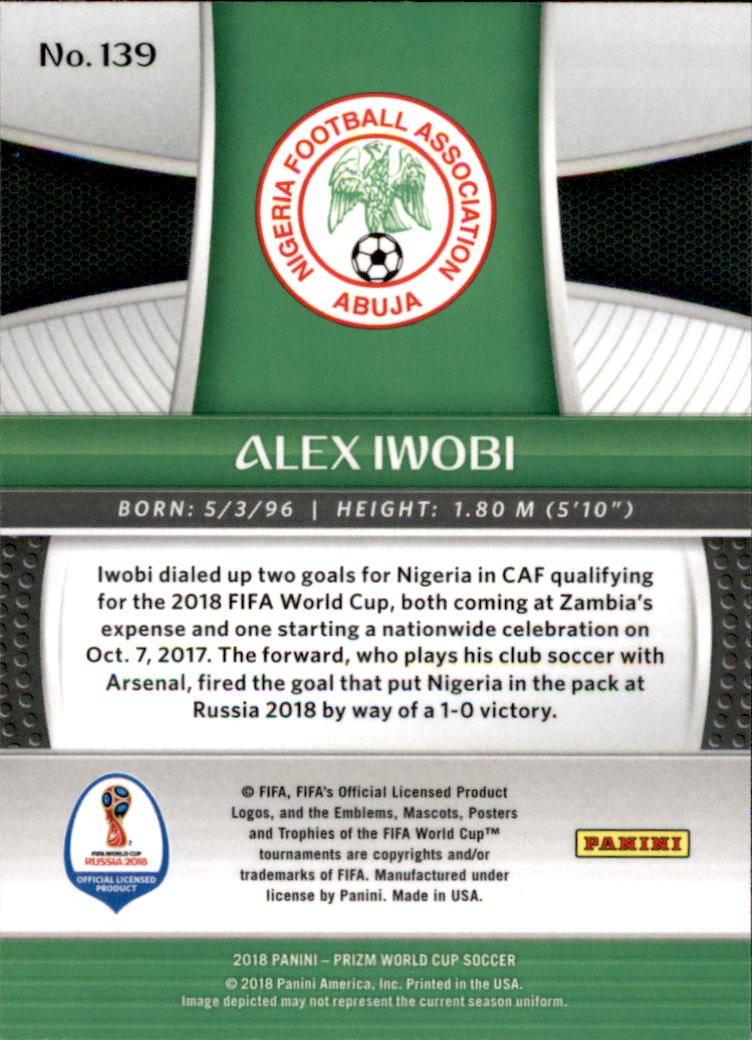 A5336- 2018 Panini Prizm World Cup Soccer 1-300 -You Pick- 15+ FREE US SHIP - Picture 130 of 323
