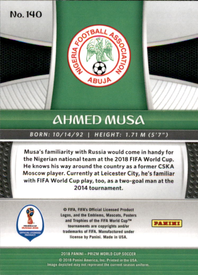 A5336- 2018 Panini Prizm World Cup Soccer 1-300 -You Pick- 15+ FREE US SHIP - Picture 132 of 323